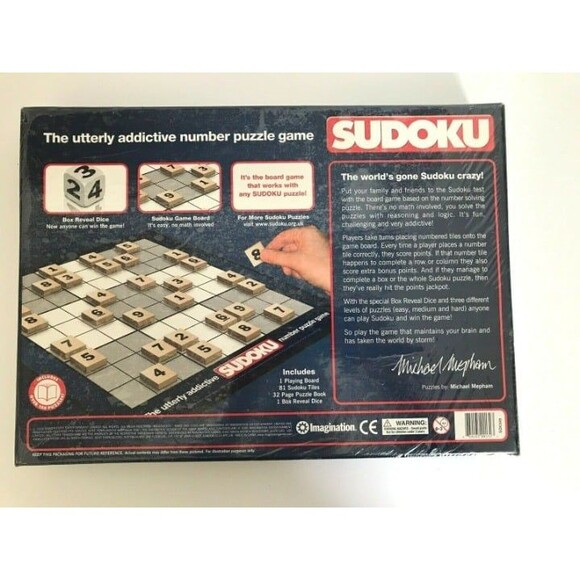 Sudoku Game By Imagination Over 150 Number Puzzle Game-NEW - Picture 5 of 5